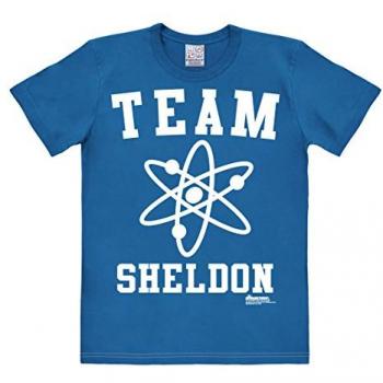 Team Sheldon T-Shirt von LOGOSHIRT, blau, 100% Baumwolle
