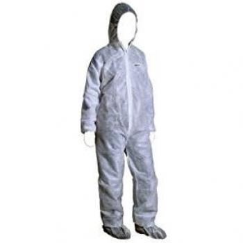 Buzo de Polipropileno Blanco Talla M