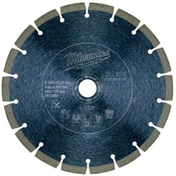 Milwaukee 230 mm Disco Universale Diamante – Ideale per lavori in cemento