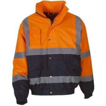 Yoko Unisex XL Yellow High-Vis Bomber Jacket