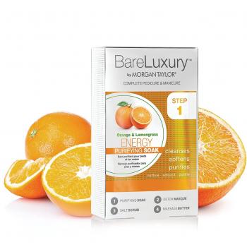 Morgan Taylor Complete Pedicure & Manicure Laranja - Pacote de 4