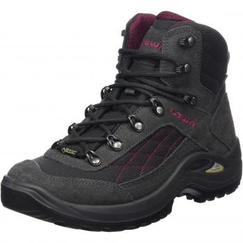 Lowa Taurus GTX Mid, Chaussures de Randonnée Hautes Femme, Gris