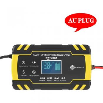 Volautomatische Acculader 24V/4A en 12V/8A met Puls Reparatie