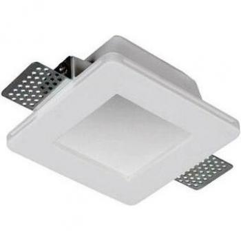 Quadro Portafaretto GU10 MR16 Opaco 120x120x62 mm Bianco Novaline