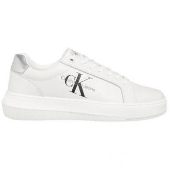 Sneakers Calvin Klein Donna Bright White - Silver