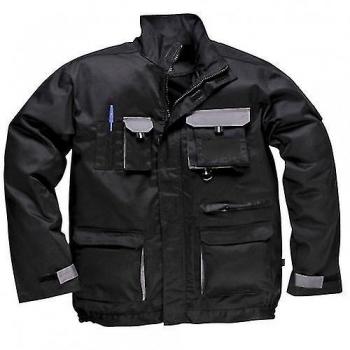 Giacca di Lavoro Portwest TX10 Nero M Resistente Contrastante