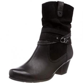 Jana Stiefeletten 25327/001, Damen, Schwarz