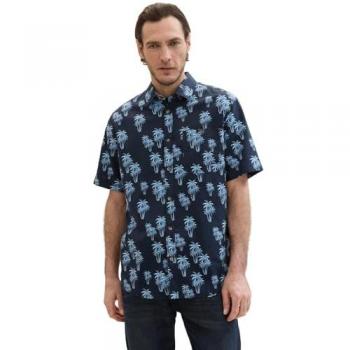 Tom Tailor Regular Fit Freizeithemd, Größe XL - Marine