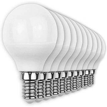 Lot de 10 Ampoules LED E14 Mini Globe 6W équivalent 40W 480 lm - EUROBRYTE - Blanc neutre 4000K