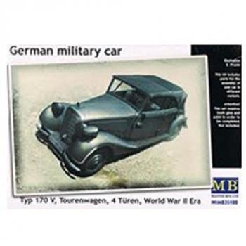 Master Box Typ 170 V Tourenwagen 4 Turen Military Car 1/35 Scale Model Kit 35100