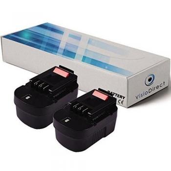 Pack de 2 Batteries 3000mAh pour Perceuse Black et Decker CDC1440K
