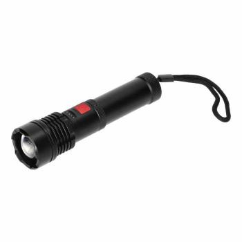 Torcia a LED COB 12W con zoom e batteria 2200 mAh