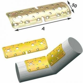 Giunzione Tonda 902×50 mm Pila per Placca di Connessione