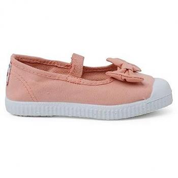 Pisamonas Bailarina Elástico Y Lazo Suela Zapatillas