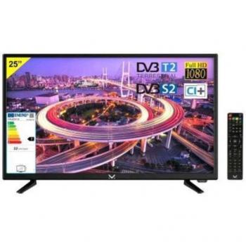 Majestic 104225-v1 25 led full hd dvb-t/t2 cam ci+ hd usb hdmi vga scart doppia alimentazione 12/220v nero