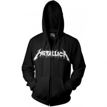Sudadera Metallica One - Capucha y cremallera S negra