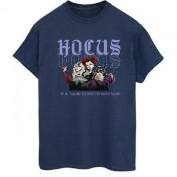 Disney T-shirt Hocus Pocus Hallows Eve in cotone Boyfriend L bianco