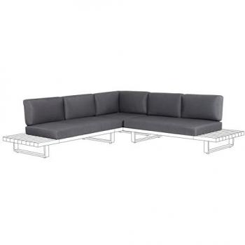 Set Copricuscini Divano Esterno Mykonos Grigio