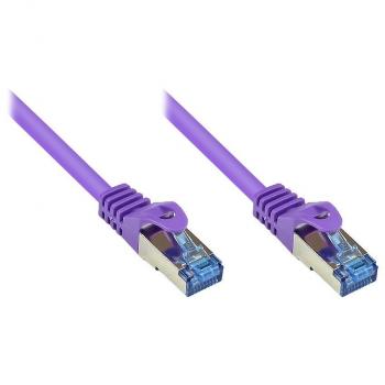 Good Connections RNS - Patch-Kabel - RJ-45 (S) bis RJ-45 (S) - 40 m - SFTP, PiMF - CAT 6a - halogenfrei, ohne Haken - violett (8060-H400V)