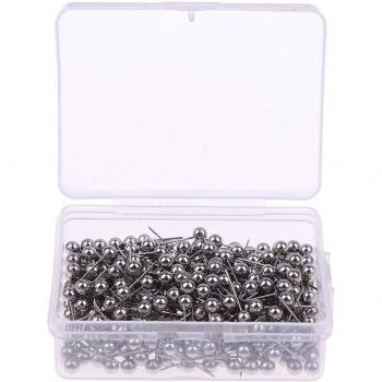Round Plastic Head Push Pins – 400 Pack