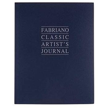 Cahier de voyage Artiste Fabriano Bleu Marine 16x21 cm
