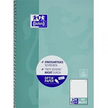 Oxford Collegeblock - A5+, 80 Blatt, 90 g/qm, punktkariert