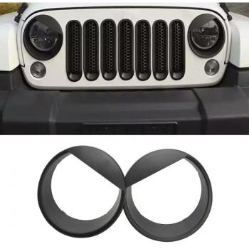 Jeep Wrangler 2007 Angry Bird Headlight Bezels