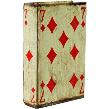Scatola Carte Gioco Rivestita in Stoffa Anticata