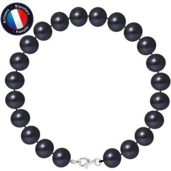 Pulsera de Perlas Cultivadas PERLINEA - 9-10 mm - Plata 925 - Cierre Mosquetón - Joyería Femenina