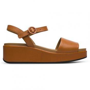 CAMPER Misia Women's Smooth Leather Sandals – Brown (EU 41)