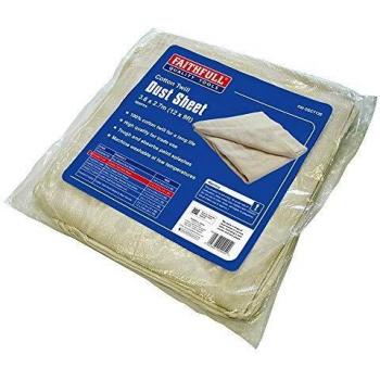 FAIDSCT129 12FT X 9FT DUST SHEET COTTON