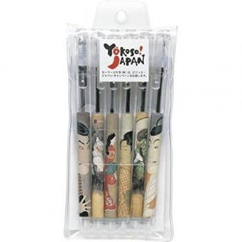 Ukiyo-e Sailor Pen Set de 6 figuras de pintura 15-4901-001