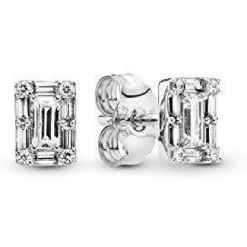Pendientes de plata Pandora Hielo 297567CZ