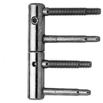 Türband 3-DIM 2-tlg. Bolzen 55 mm, Tragkraft 80kg, ø 20 mm, verzinkt silber