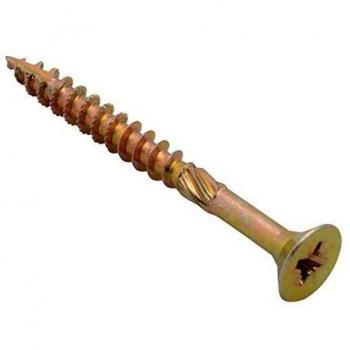 ForgeFix FORSPE450Y Spectre™ PZ Compatible Wood Screw CSK ZYP 4.0 x 50mm Box 200