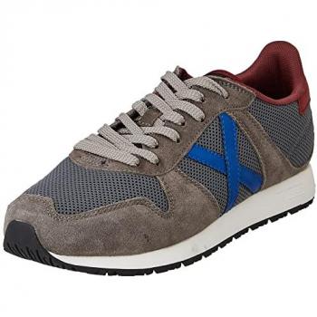 Munich Sneakers male Gray 10 UK Retro Inspired Grey Trainers