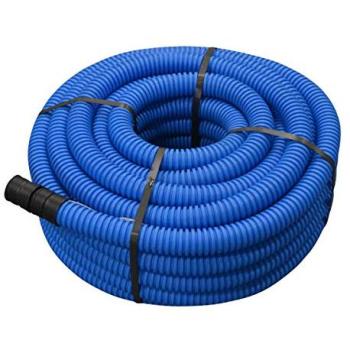 Gaine Annelée en Polyéthylène Bleu Ø 40 mm – 25 m – Résistante à l’Usure