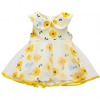 Vestido de Princesa de Verano con Flores
