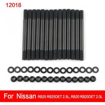 Kit de goujons de tête de cylindre pour Nissan RB25 RB25DET 2.5L et RB20 RB20DET 2.0L (202), 4301-12018