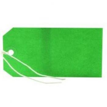 Tag Labels Strung Bulk Boxes Dark Green [Pack 1000]
