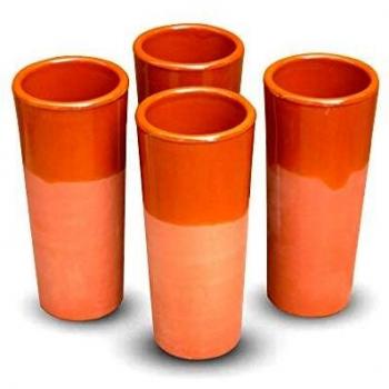 Juego de Vasos Altos Terracota 330 ml