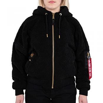 Alpha Industries Ma-1 Os Teddy Jacket Black female L