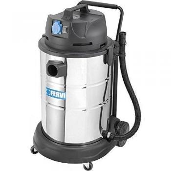 Fervi A040/60A - Industrieller Nass- und Trockensauger 60L Edelstahl