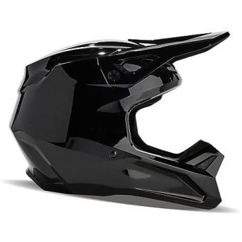 Fox V1 Solid Casco Motocross Nero S