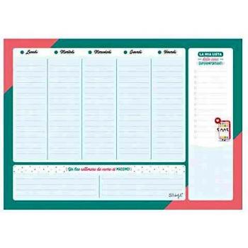 Planner settimanale Mr. Wonderful con copertina personalizzata