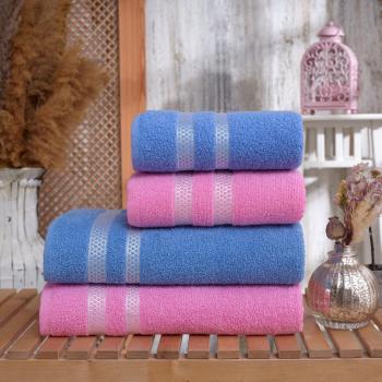 4pcs Turkish Towel Set 100% Cotton Spa and Beach Towels