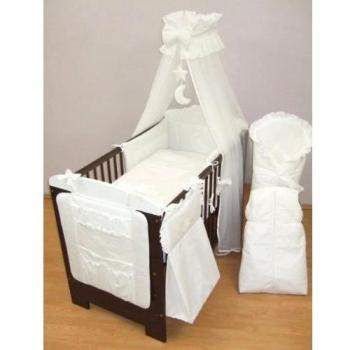 Juego de cuna bordado para bebé 15 piezas