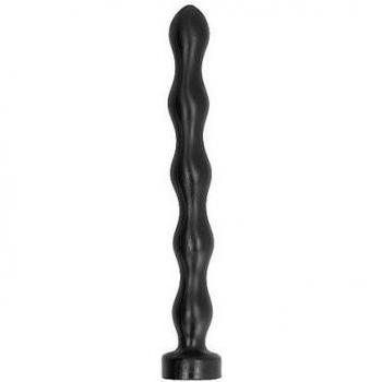 All Black Analkette - 41,5 cm Länge - Schwarz