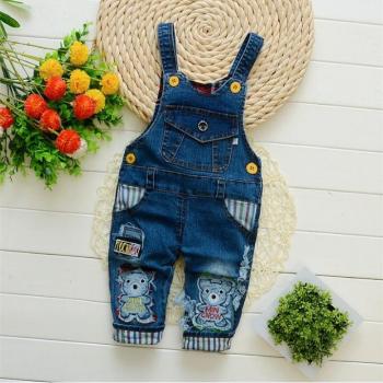 BibiCola Baby Boys Denim Jumpsuit