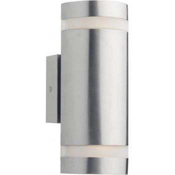 Dar Lighting Wessex UpDown Accendino Inox LED